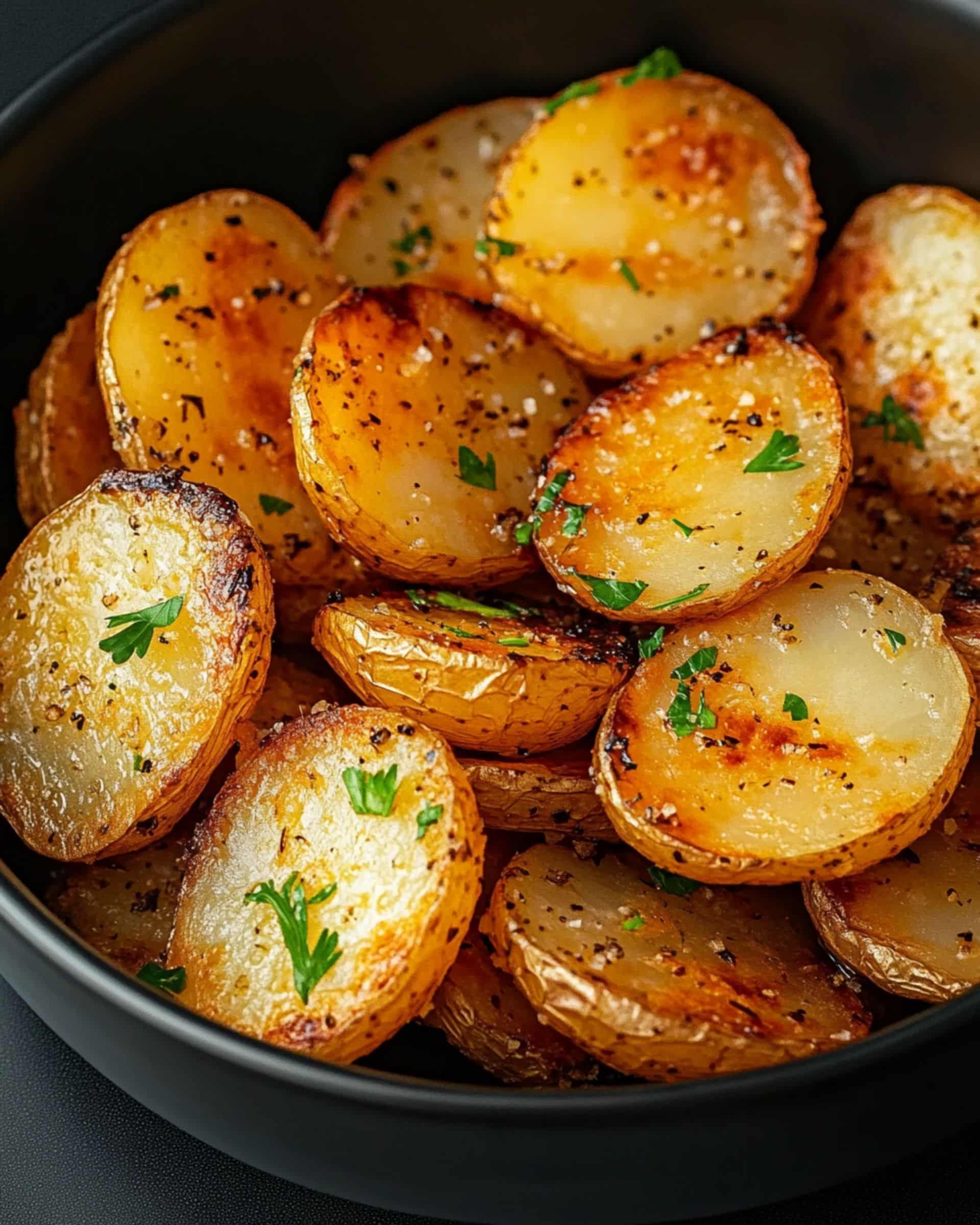 Air Fryer Sliced Potatoes recipe