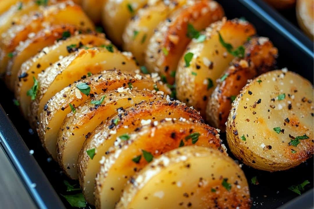 Air Fryer Sliced Potatoes recipe