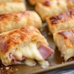 Baked Ham and Cheese Mozzarella Sticks recipe