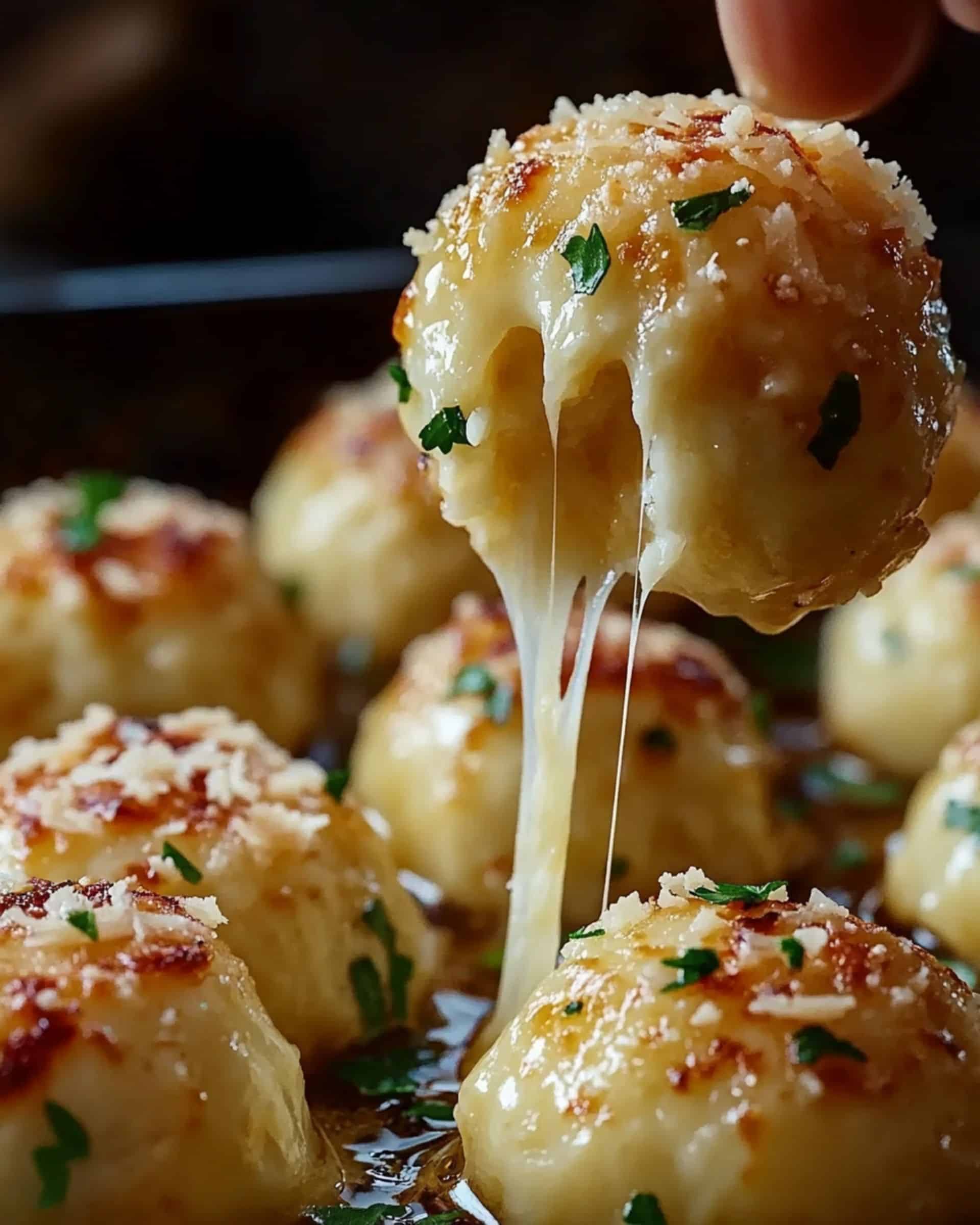 Cheesy Parmesan Mozzarella Bites recipe