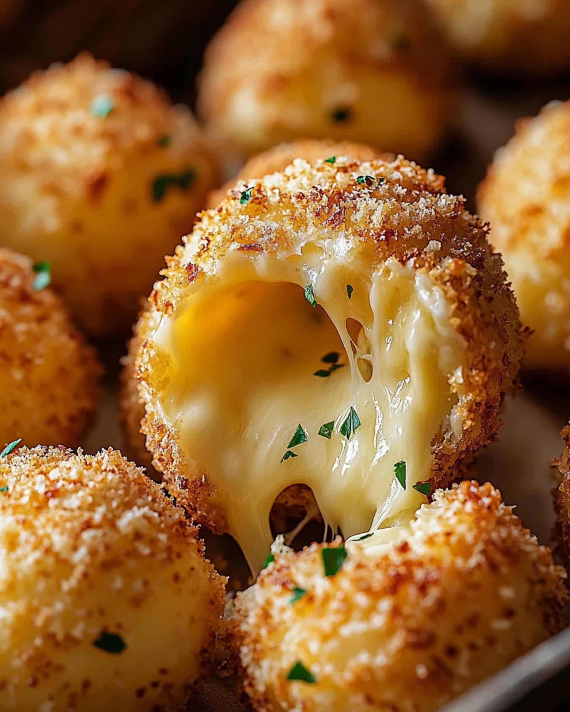 Cheesy Parmesan Mozzarella Bites recipe