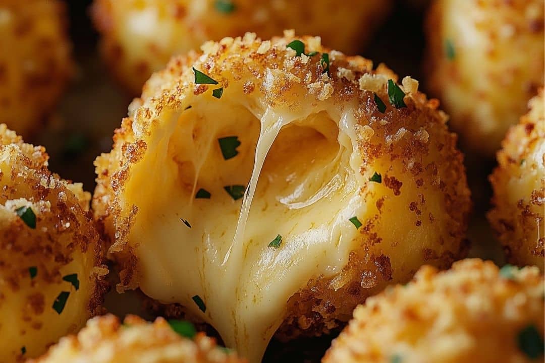 Cheesy Parmesan Mozzarella Bites recipe