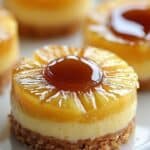 Mini Pineapple Upside-Down Cheesecakes recipe