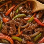 Slow Cooker Pepper Steak recipe