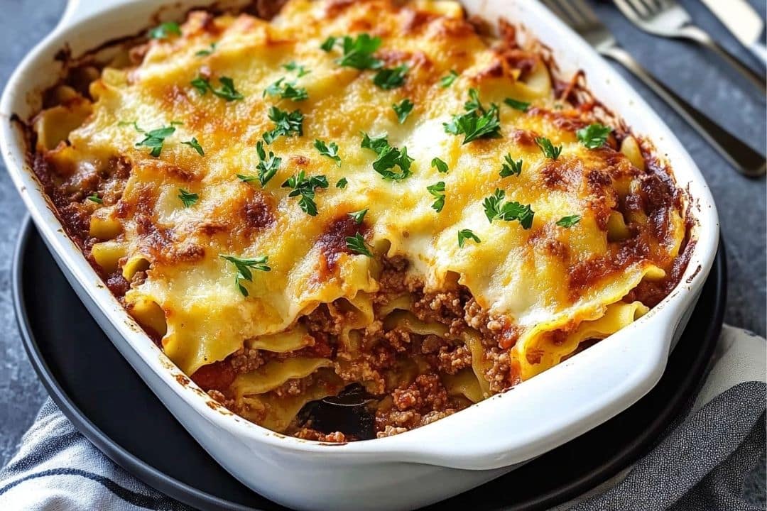 Sour Cream Beef Noodle Casserole recipe