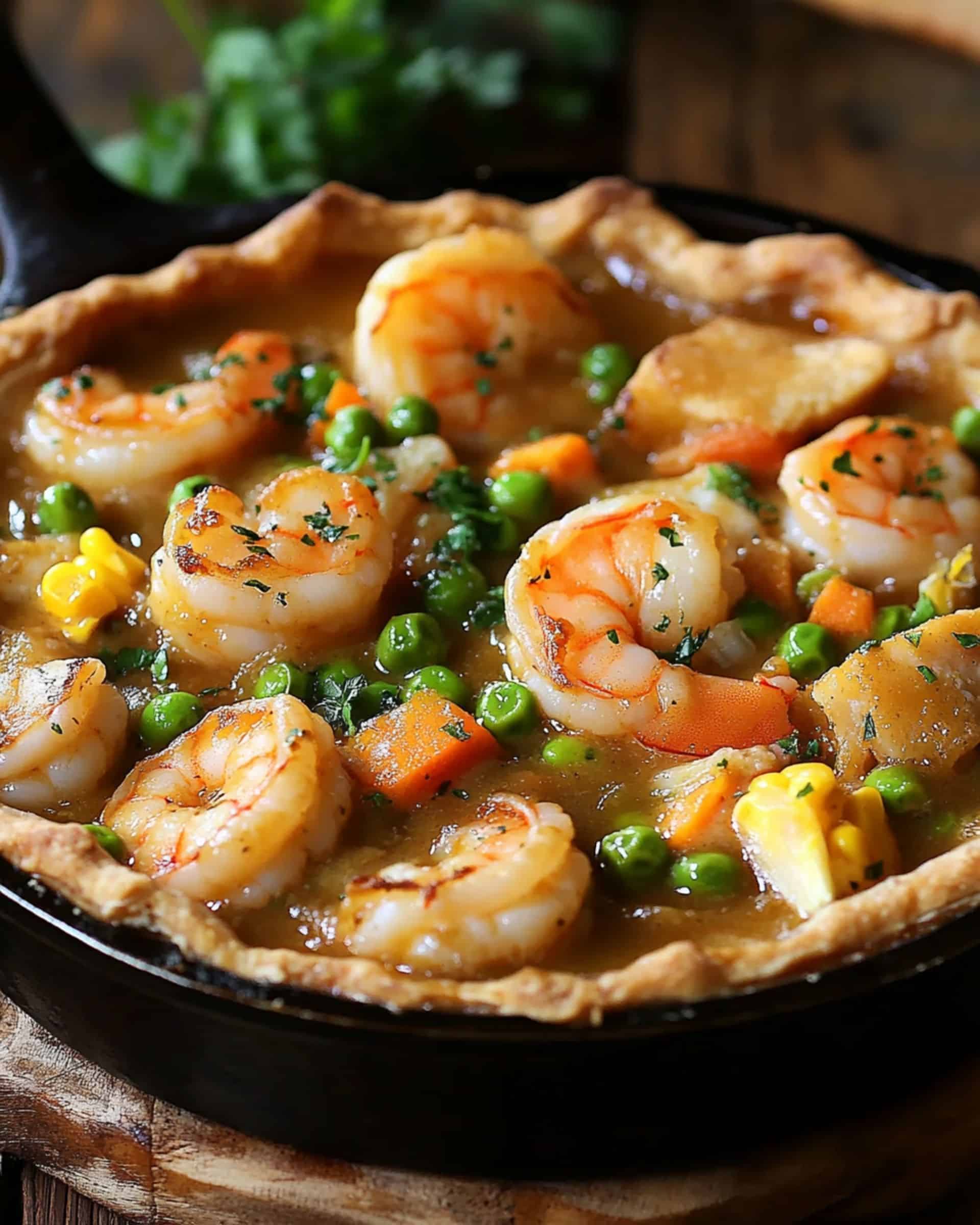 Cajun Seafood Pot Pie Recipe