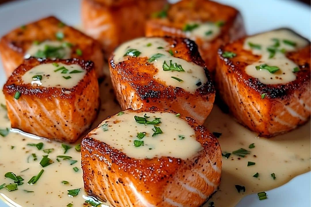 Crispy Bang Bang Salmon Bites Recipe