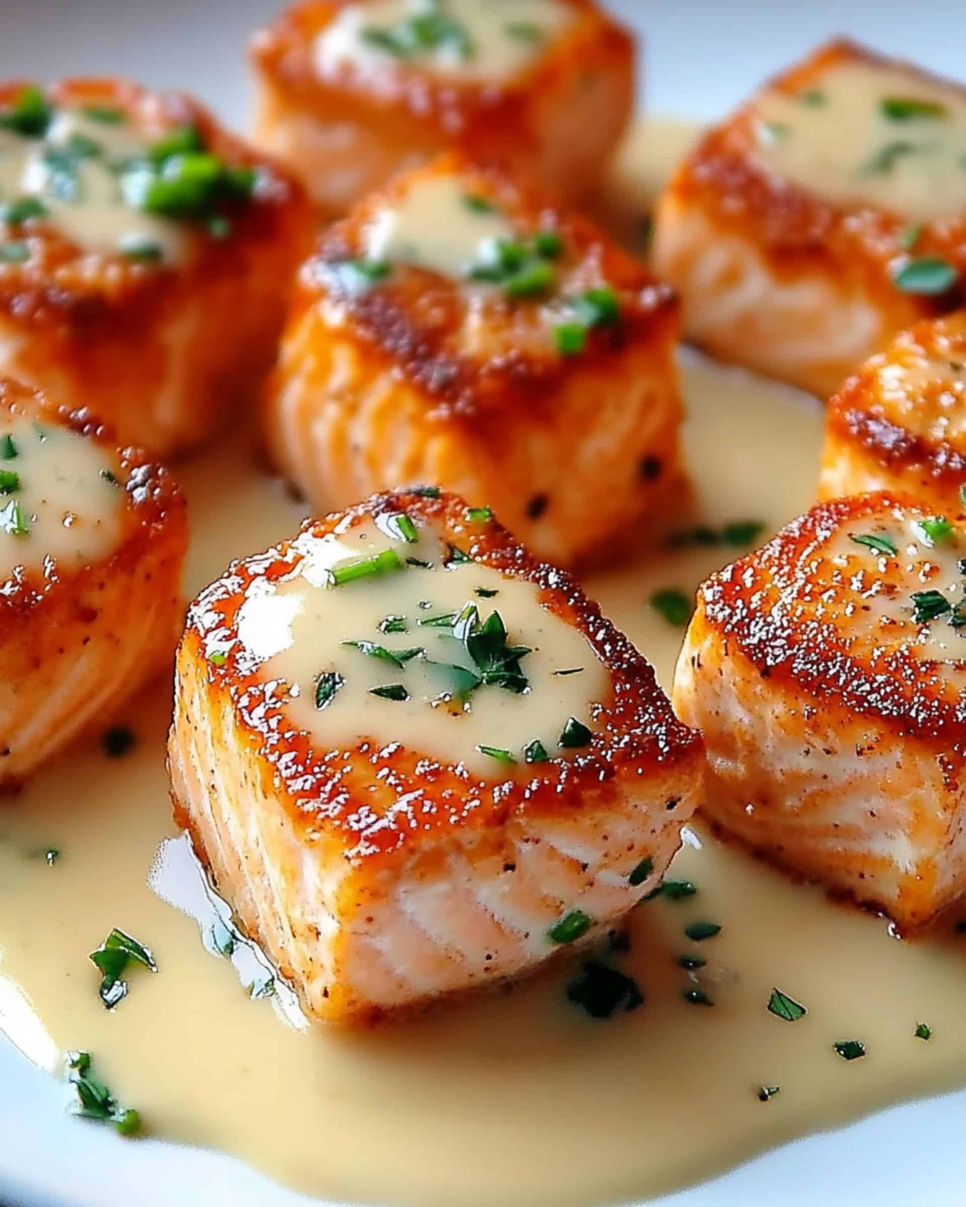 Crispy Bang Bang Salmon Bites Recipe