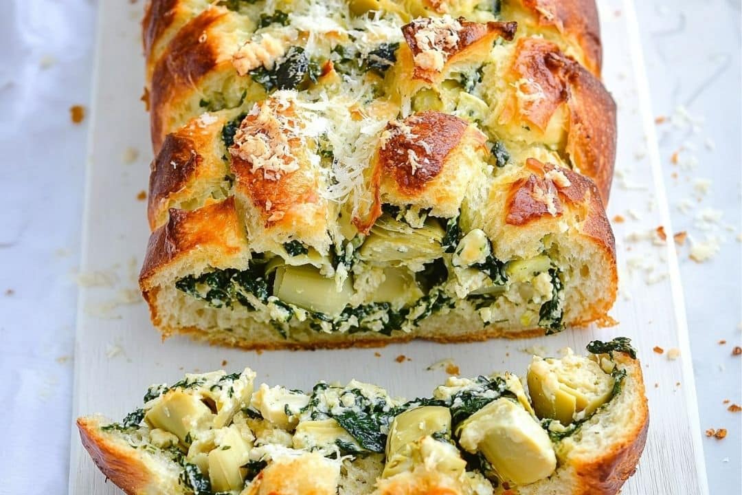 Spinach Artichoke Stuffed Bread Recipe