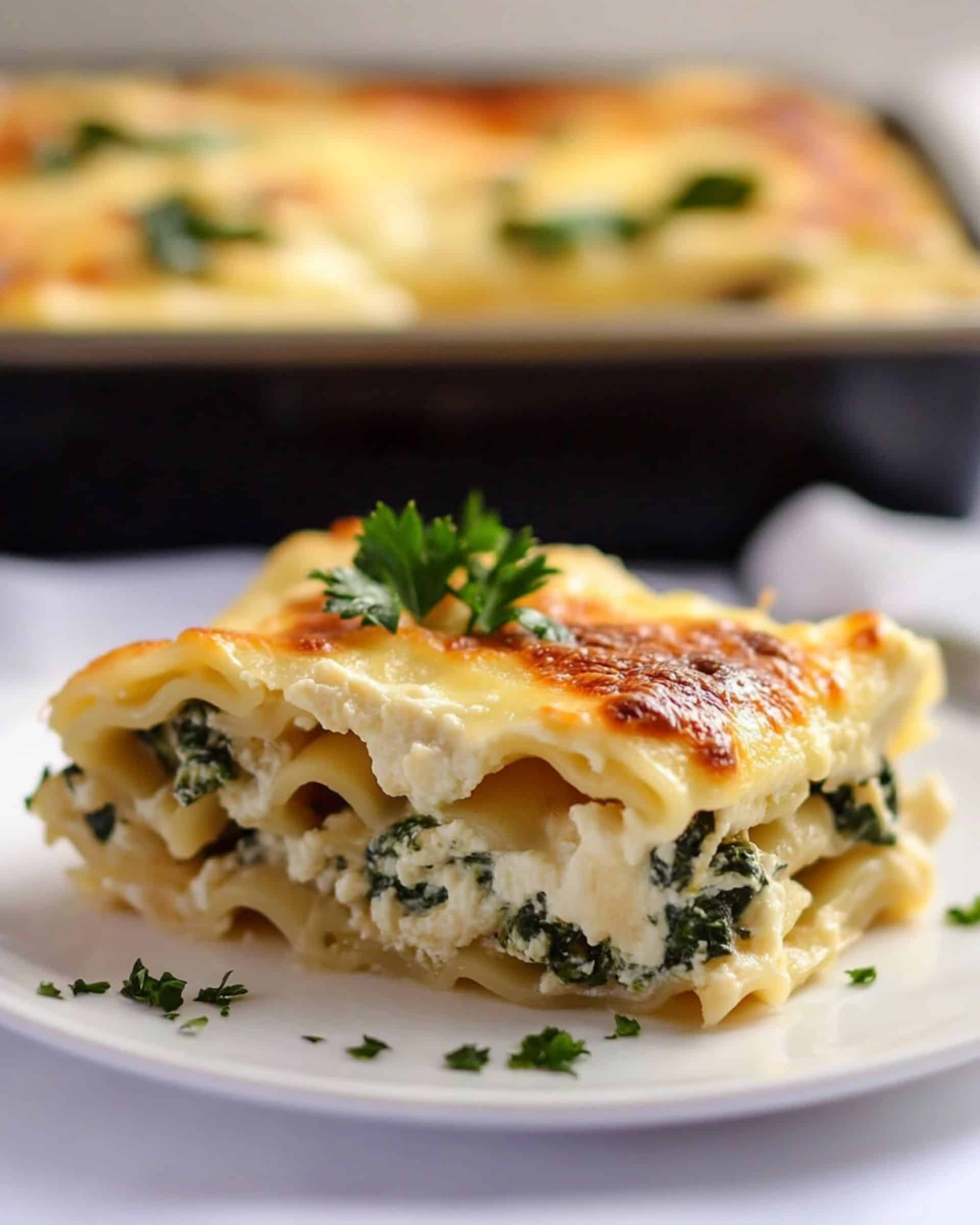 Spinach Lasagna Roll-Ups Recipe